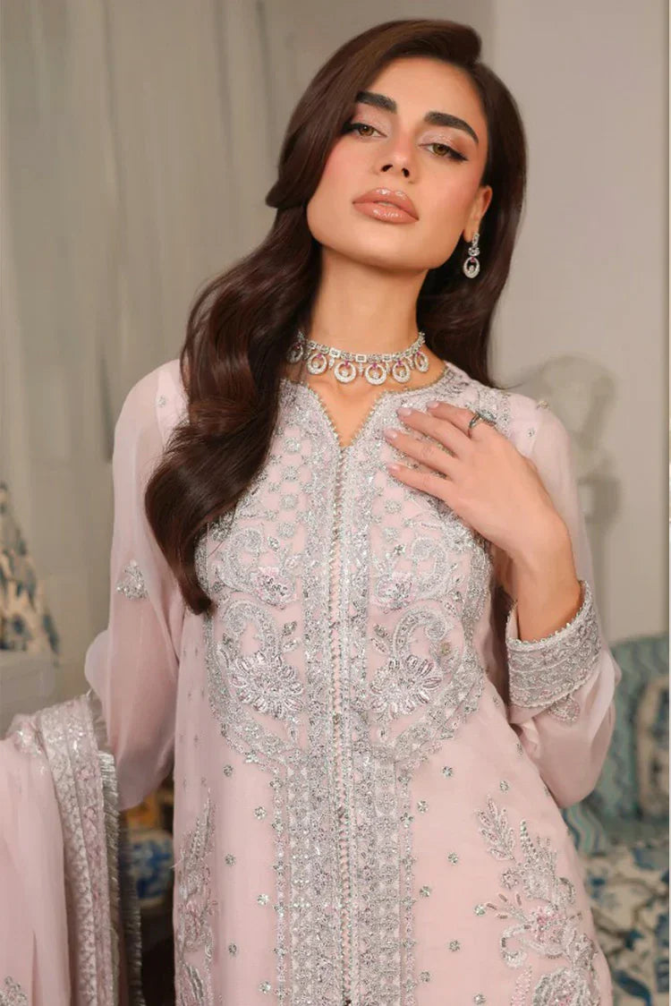 Picture of Signy - Elara Luxury Formal Collection - SG-04 Blush Reverie - Unstitched - Available at Raja Sahib