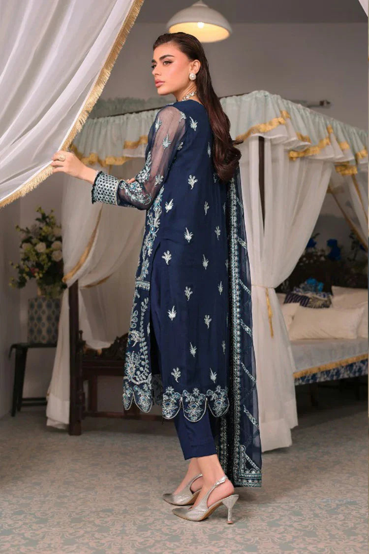 Picture of Signy - Elara Luxury Formal Collection - SG-08 Midnight Bloom - Unstitched - Available at Raja Sahib
