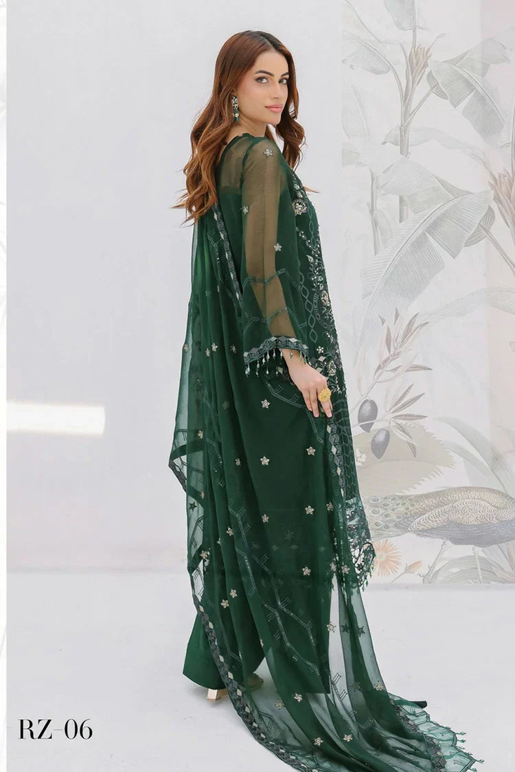 Picture of Zebtan - Rozal Luxury Chiffon Collection - RZ-06 - Unstitched - Available at Raja Sahib