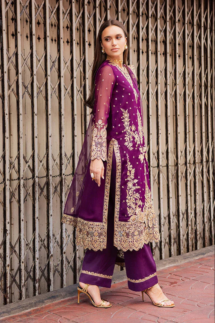 Picture of Freesia - Talia Luxury Chiffon Collection - Elke-FW50066 - Unstitched - Available at Raja Sahib