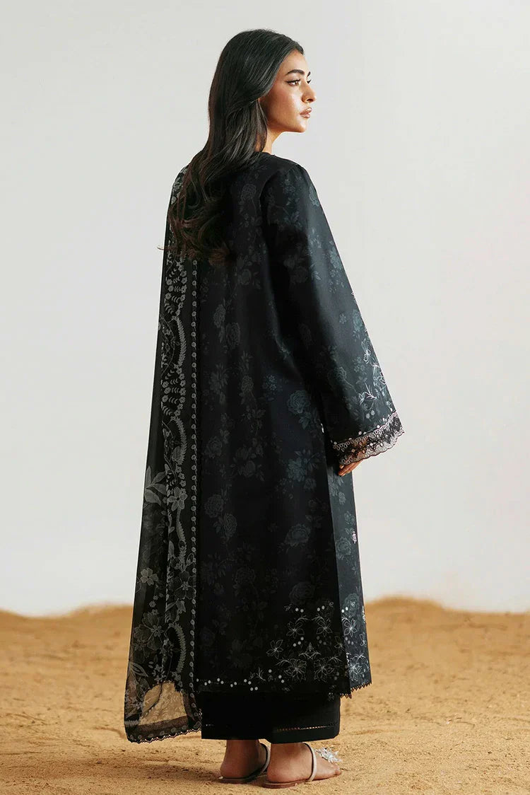 Picture of Seran - Monochrome Luxury Lawn Collection - D06 AVEN - Unstitched - Available at Raja Sahib