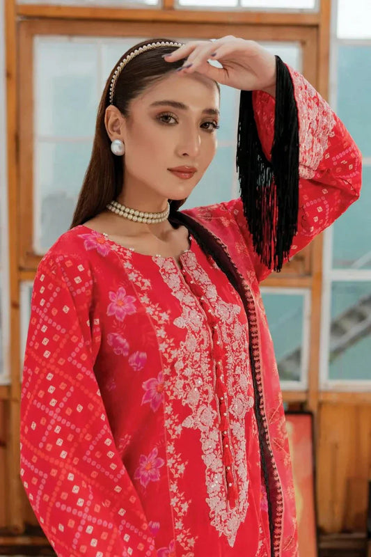 Picture of Ghonche - Summer Threads - 06 Gulaab - Unstitched - Available at Raja Sahib