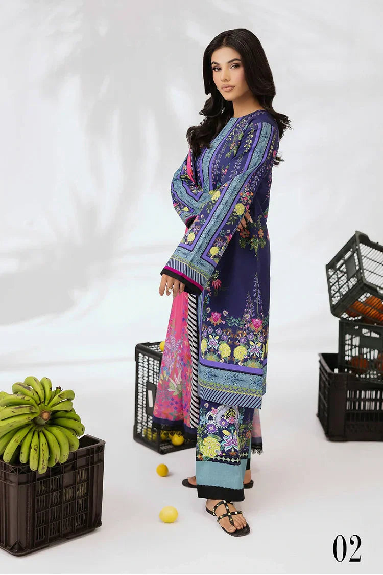 Picture of Rajbari - Amal Prints Drop 2 - Design 02 - Unstitched - Available at Raja Sahib