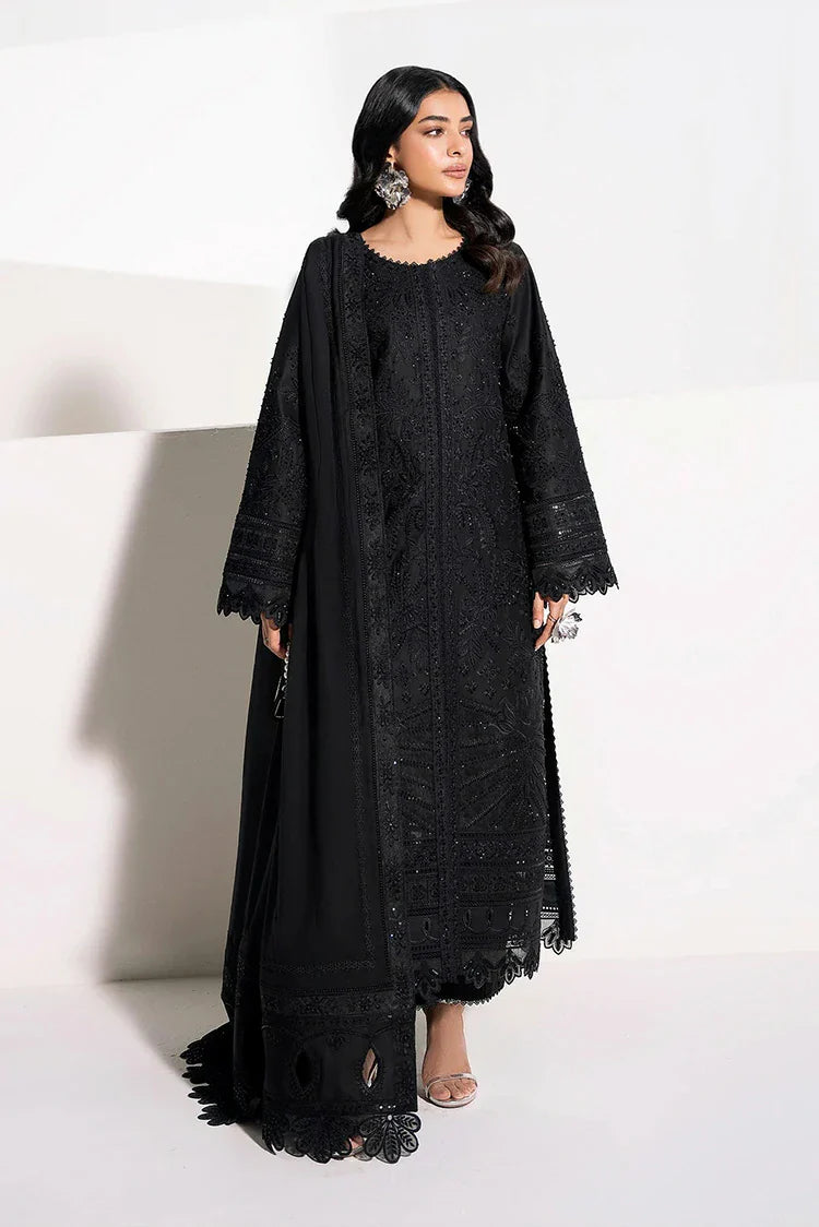 Zarizaa - Alpha Black Embroidery Series - 01 PHANTOM - Unstitched