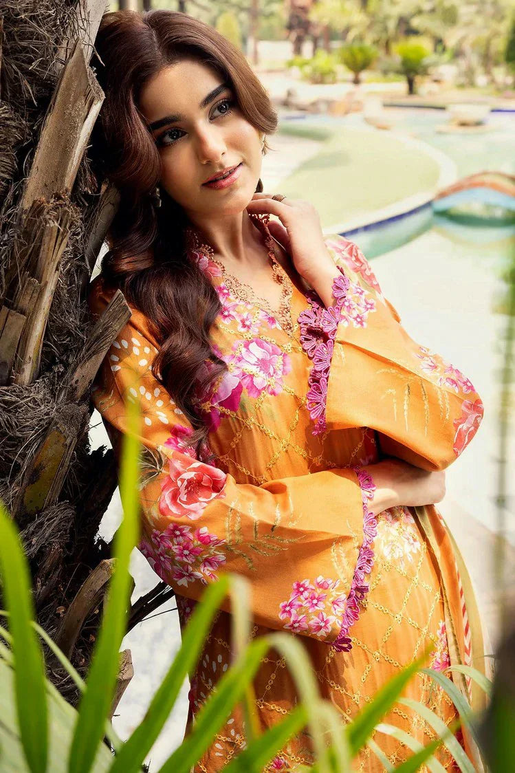 Picture of Motifz - Umang Embroidered Lawn Collection Vol 3 - 5566-DHALIA - Unstitched - Available at Raja Sahib