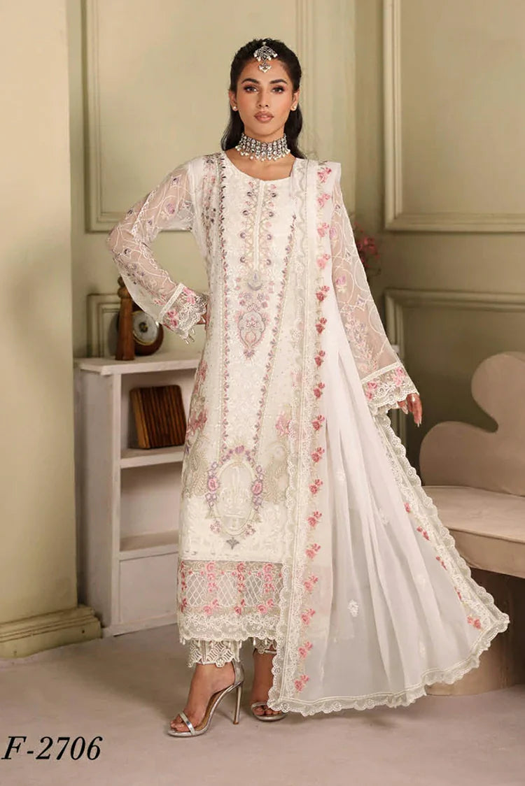 Ramsha - Chiffon Collection Vol 27 - F-2706 - Unstitched