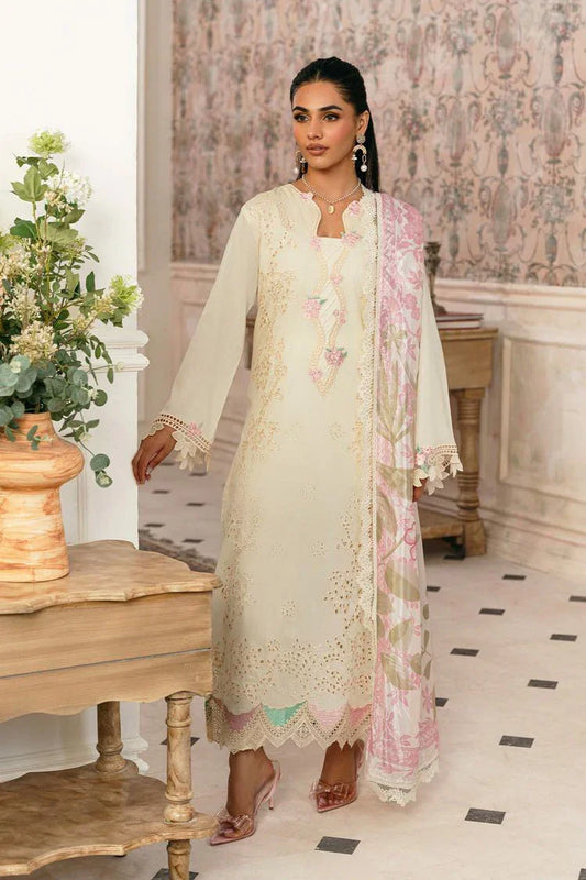 Elegance - Meher Un Nissa Luxury Lawn Collection - 5B SELENA B - Unstitched