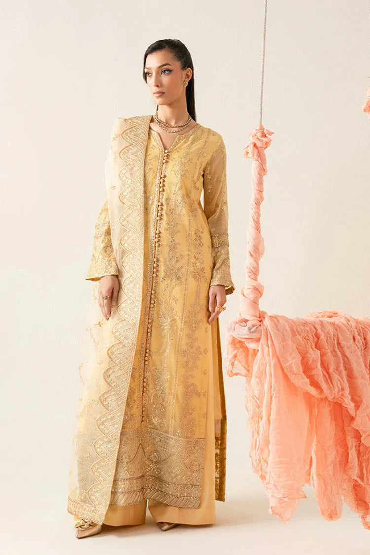 Freesia - Zaib Luxury Chiffon Collection - LYA-FS50126 - Unstitched