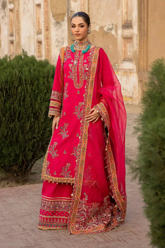 Zarizaa - Almari e Naaz Semi Formal Ensembles - 12 GHULABI GHULAB - Unstitched