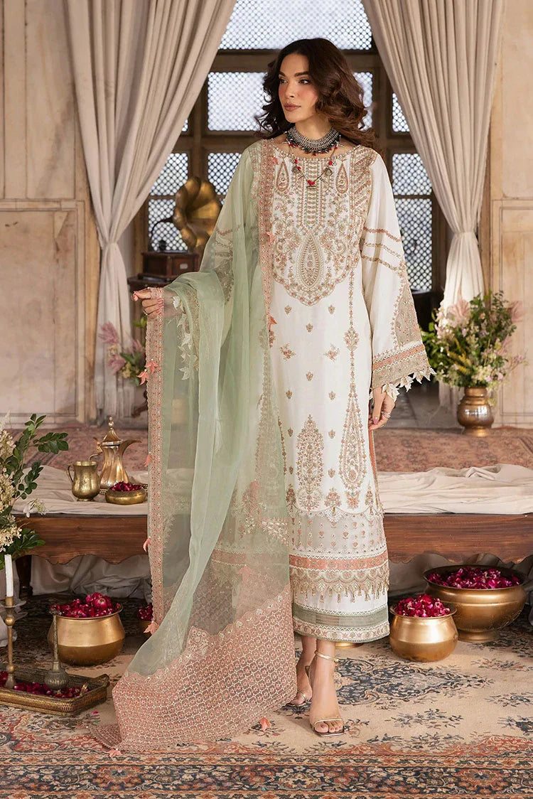Zarizaa - Almari e Naaz Semi Formal Ensembles - 01 SEPIA - Unstitched