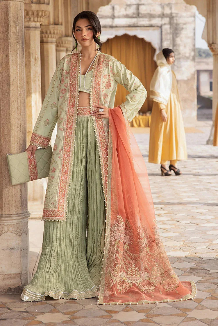 Zarizaa - Almari e Naaz Semi Formal Ensembles - 06 SABAZKARIYA - Unstitched