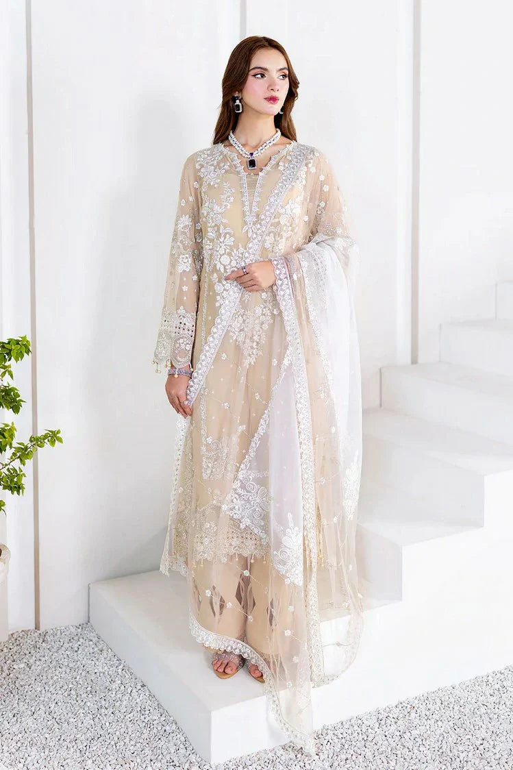 Ramsha - Arzoo Festive Chiffon Collection Vol 2 - U-201 - Unstitched