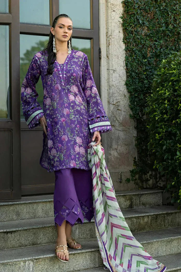 Picture of Elaf - Premium Prints Summer Collection - EPE-04A VICTORIAN AFFAIR - Unstitched - Available at Raja Sahib