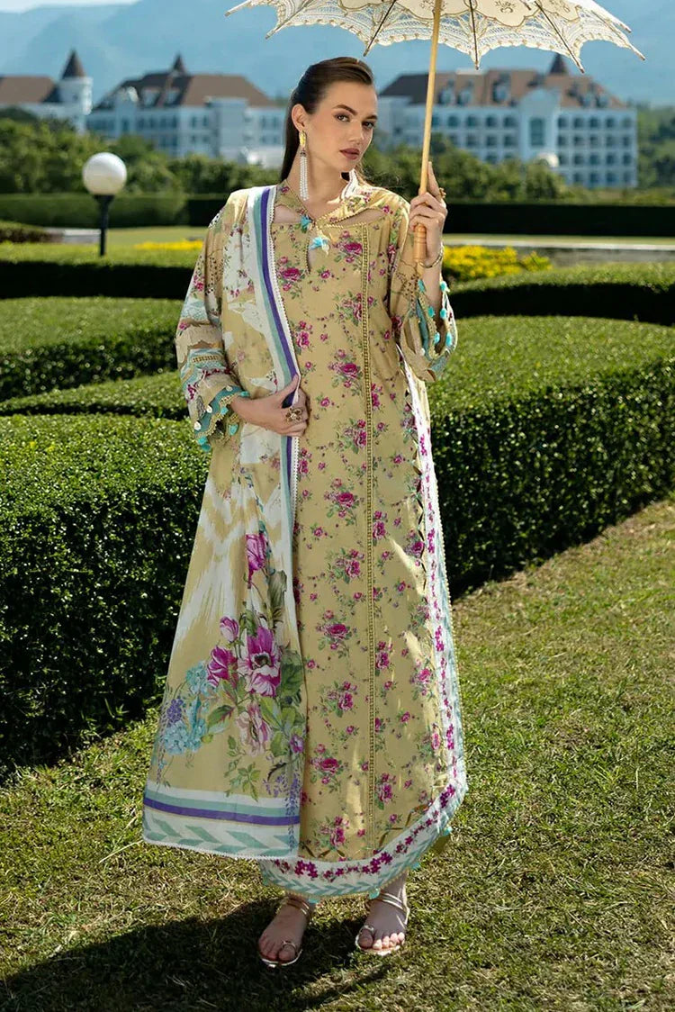 Picture of Elaf - Premium Prints Summer Collection - EPE-05B ZEN FLORA - Unstitched - Available at Raja Sahib