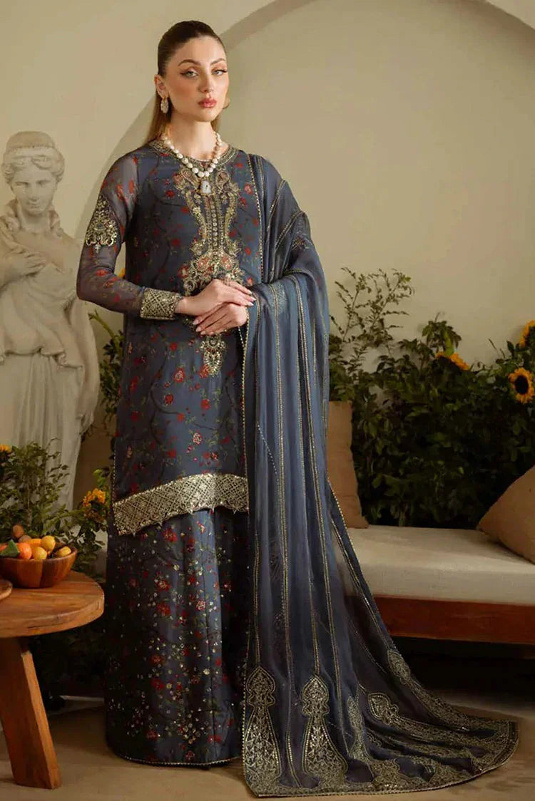 Picture of Nureh - Amaya Embroidered & Printed Chiffon Collection Vol 1 - AM-10 - Unstitched - Available at Raja Sahib
