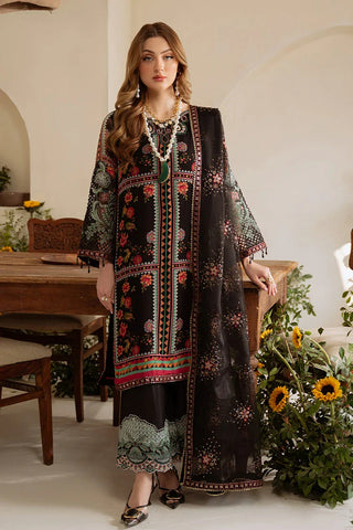 Nureh - Amaya Embroidered & Printed Chiffon Collection Vol 1 - AM-11 - Unstitched