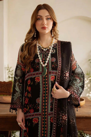 Nureh - Amaya Embroidered & Printed Chiffon Collection Vol 1 - AM-11 - Unstitched