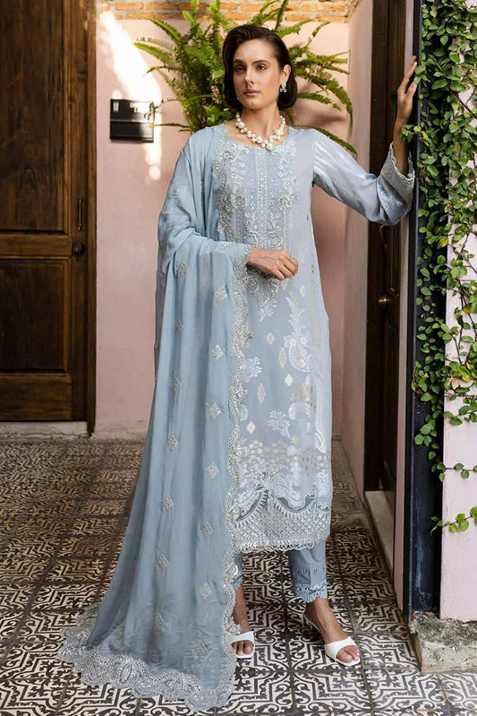 Picture of Nureh - Maya Embroidered Lawn Jacquard Collection Vol 1 - NE-152 - Unstitched - Available at Raja Sahib
