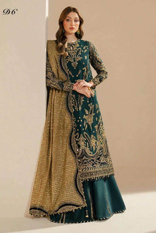 Picture of Jazmin - Wedding Formals Luxury Edit - Design 06 - Unstitched - Available at Raja Sahib