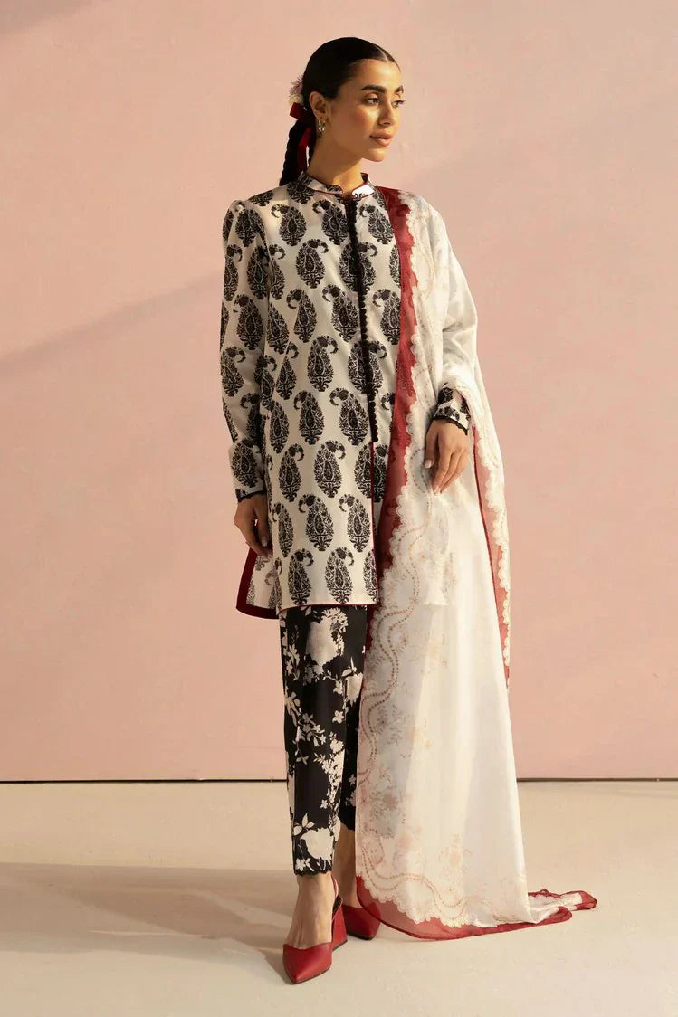 Picture of Zara Shahjahan - Coco Prints Vol 1 - PAISLEY-6A - Unstitched - Available at Raja Sahib