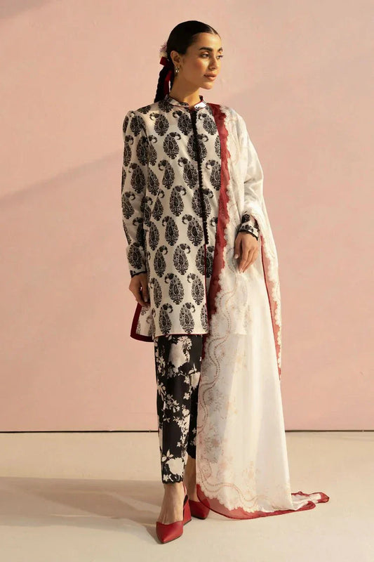 Picture of Zara Shahjahan - Coco Prints Vol 1 - PAISLEY-6A - Unstitched - Available at Raja Sahib