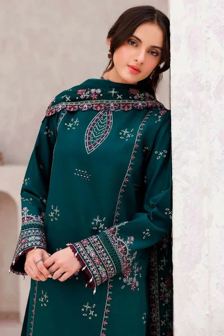 Picture of Farasha - Bahaar Embroidered Lawn Collection - 11 Jade Bliss - Unstitched - Available at Raja Sahib