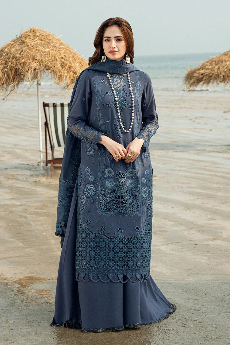 Picture of Nureh - Khuwab Embroidered And Embellished Swiss Voil Lawn Collection - NE-146 - Unstitched - Available at Raja Sahib