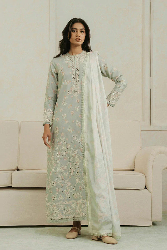 Picture of Ayzel - Amore Summer Embroidered Lawn Collection - AL-25-V4-02 BLISS - Unstitched - Available at Raja Sahib