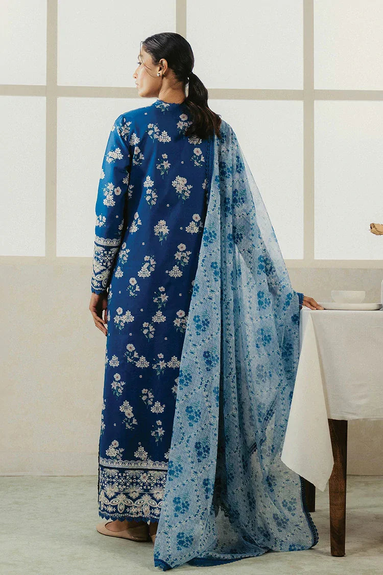 Picture of Ayzel - Amore Summer Embroidered Lawn Collection - AL-25-V4-03 VORY - Unstitched - Available at Raja Sahib
