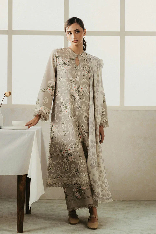 Picture of Ayzel - Amore Summer Embroidered Lawn Collection - AL-25-V4-06 OPAL - Unstitched - Available at Raja Sahib