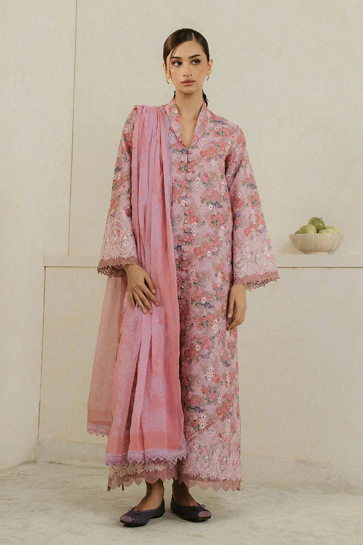 Picture of Ayzel - Amore Summer Embroidered Lawn Collection - AL-25-V4-08 ROSE - Unstitched - Available at Raja Sahib