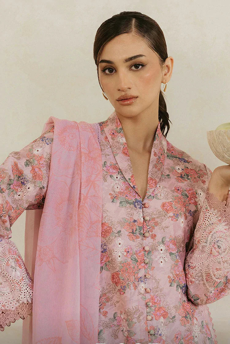 Picture of Ayzel - Amore Summer Embroidered Lawn Collection - AL-25-V4-08 ROSE - Unstitched - Available at Raja Sahib