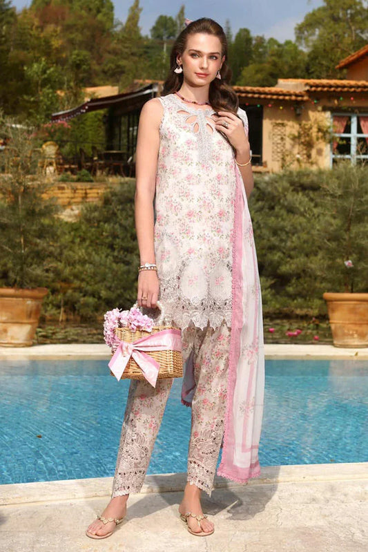 Picture of Noor by Saadia Asad - Noor Luxe Chikenkari Collection - Design 7A - Unstitched - Available at Raja Sahib