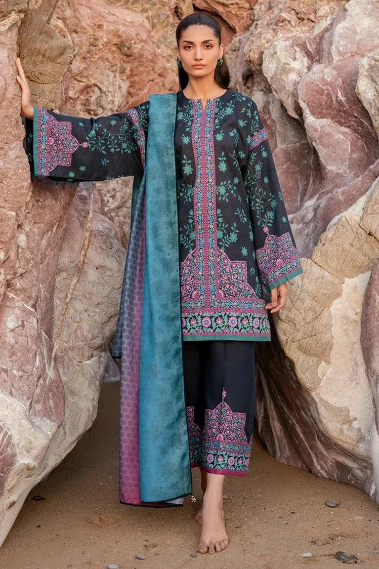 Picture of Jazmin - Summer Basic Collection - DIGITAL PRINTED LAWN USE-9163 - Unstitched - Available at Raja Sahib