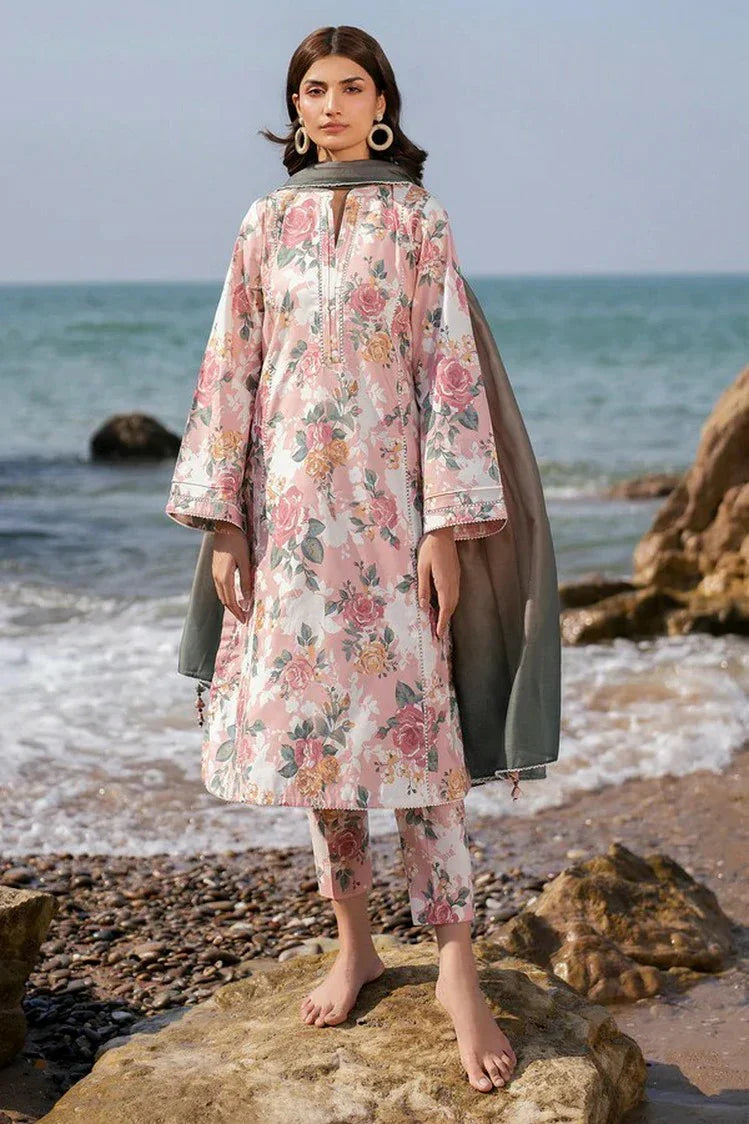 Picture of Jazmin - Summer Basic Collection - DIGITAL PRINTED LAWN USE-9166 - Unstitched - Available at Raja Sahib