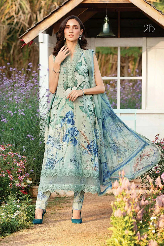 Picture of Maria B - M Prints Spring Summer - Design 2B - Unstitched - Available at Raja Sahib