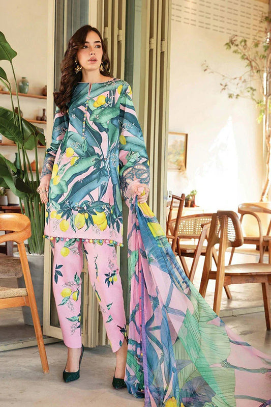 Picture of Maria B - M Prints Spring Summer - Design 3B - Unstitched - Available at Raja Sahib