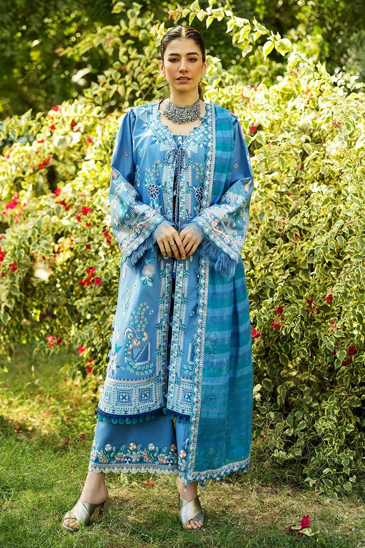Picture of Sadaf Fawad Khan - Luxury Embroidered Lawn Collection - 5A WISTERIA - Unstitched - Available at Raja Sahib