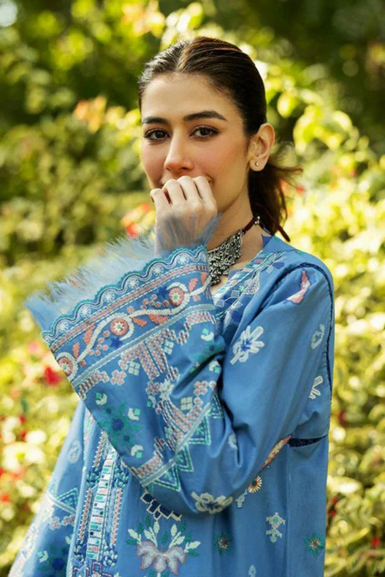 Picture of Sadaf Fawad Khan - Luxury Embroidered Lawn Collection - 5A WISTERIA - Unstitched - Available at Raja Sahib