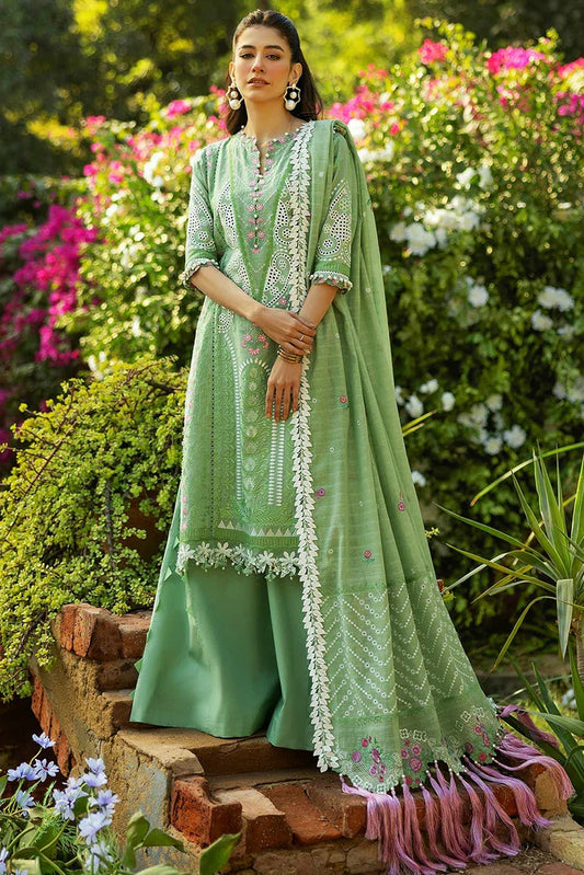 Picture of Sadaf Fawad Khan - Luxury Embroidered Lawn Collection - 7A FRENCH HEARTS - Unstitched - Available at Raja Sahib