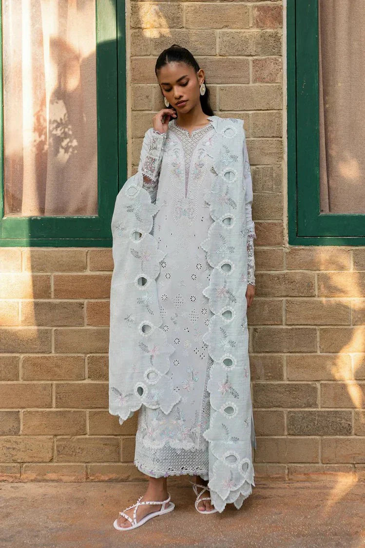 Picture of Qalamkar - Qline Summer Lawn Collection - QM-16 Lune - Unstitched - Available at Raja Sahib