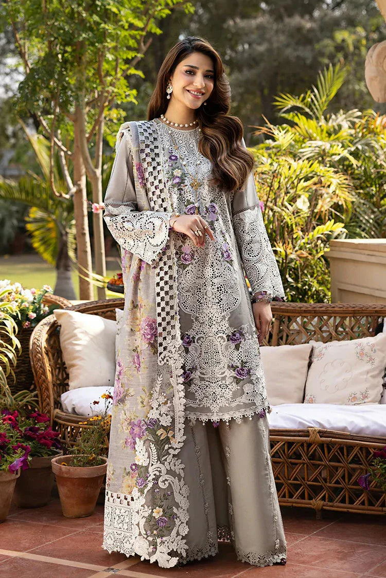 Picture of Elaf - Premium Luxury Lawn Collection - ELM-5 Ramsha - Unstitched - Available at Raja Sahib