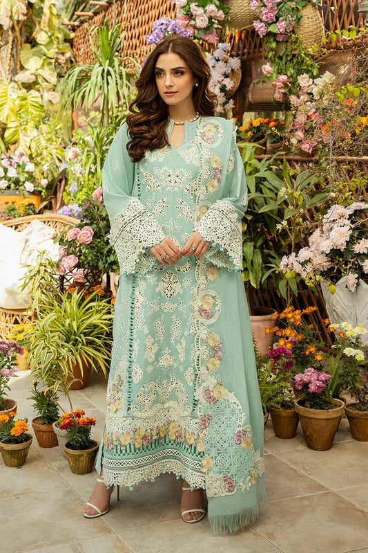 Picture of Elaf - Premium Luxury Lawn Collection - ELM-7A Zarafshan - Unstitched - Available at Raja Sahib