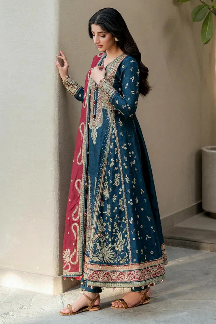 Picture of Jazmin - Shahkaar Luxury Eid Lawn - SL-25-D3 - Unstitched - Available at Raja Sahib
