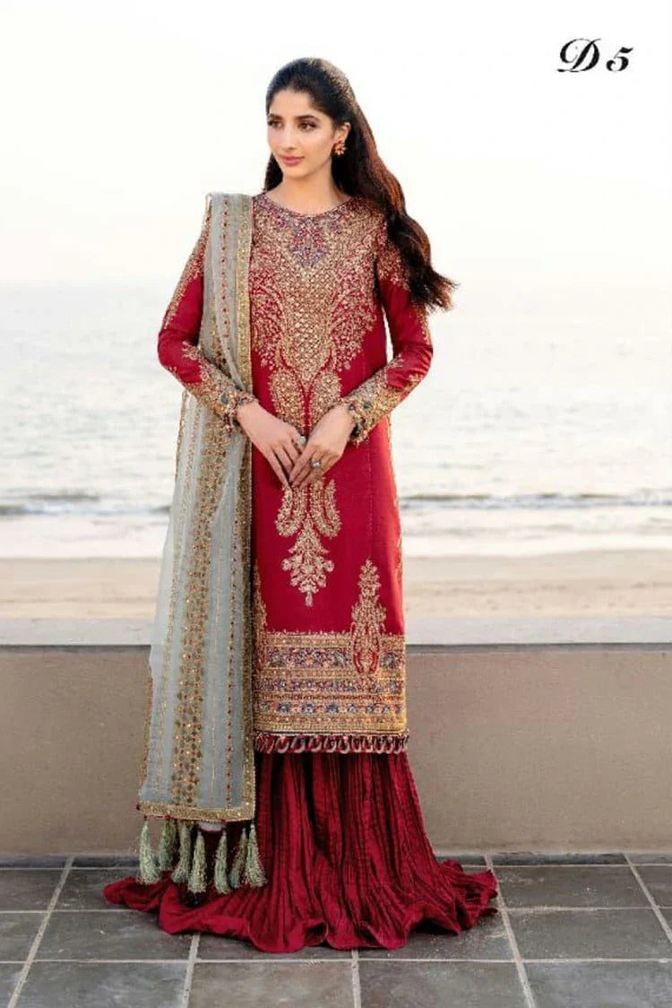 Picture of Jazmin - Shahkaar Luxury Eid Lawn - SL-25-D5 - Unstitched - Available at Raja Sahib
