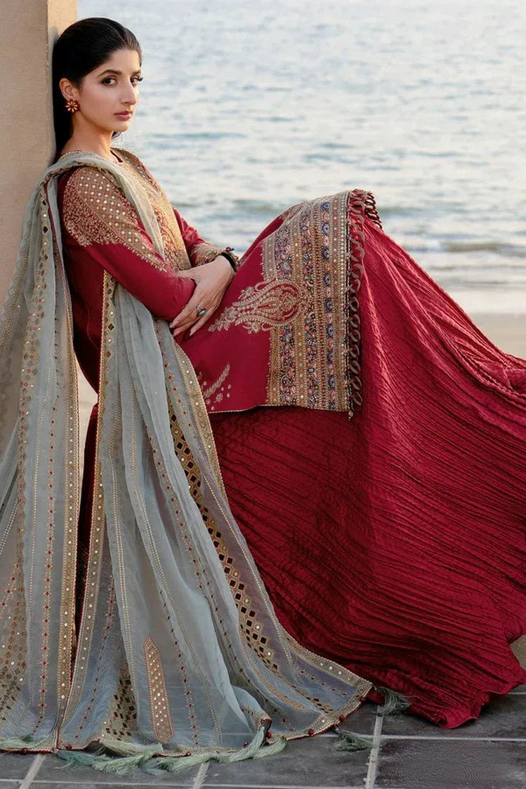 Picture of Jazmin - Shahkaar Luxury Eid Lawn - SL-25-D5 - Unstitched - Available at Raja Sahib