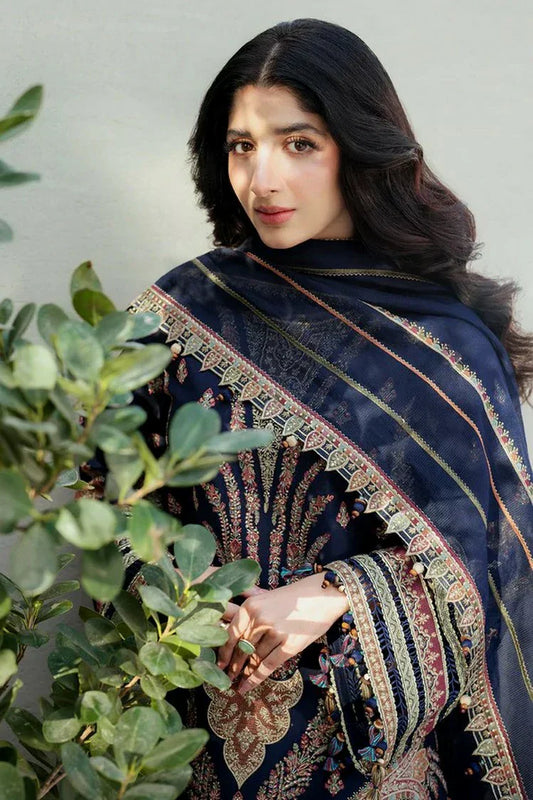 Picture of Jazmin - Shahkaar Luxury Eid Lawn - SL-25-D8 - Unstitched - Available at Raja Sahib
