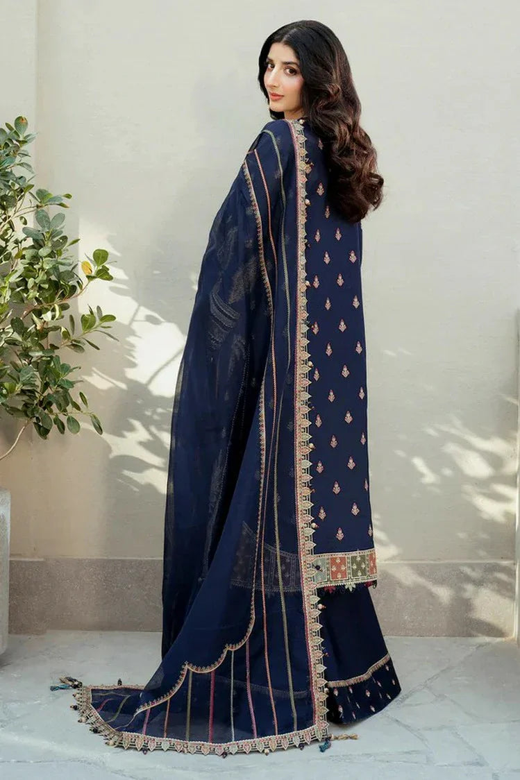Picture of Jazmin - Shahkaar Luxury Eid Lawn - SL-25-D8 - Unstitched - Available at Raja Sahib