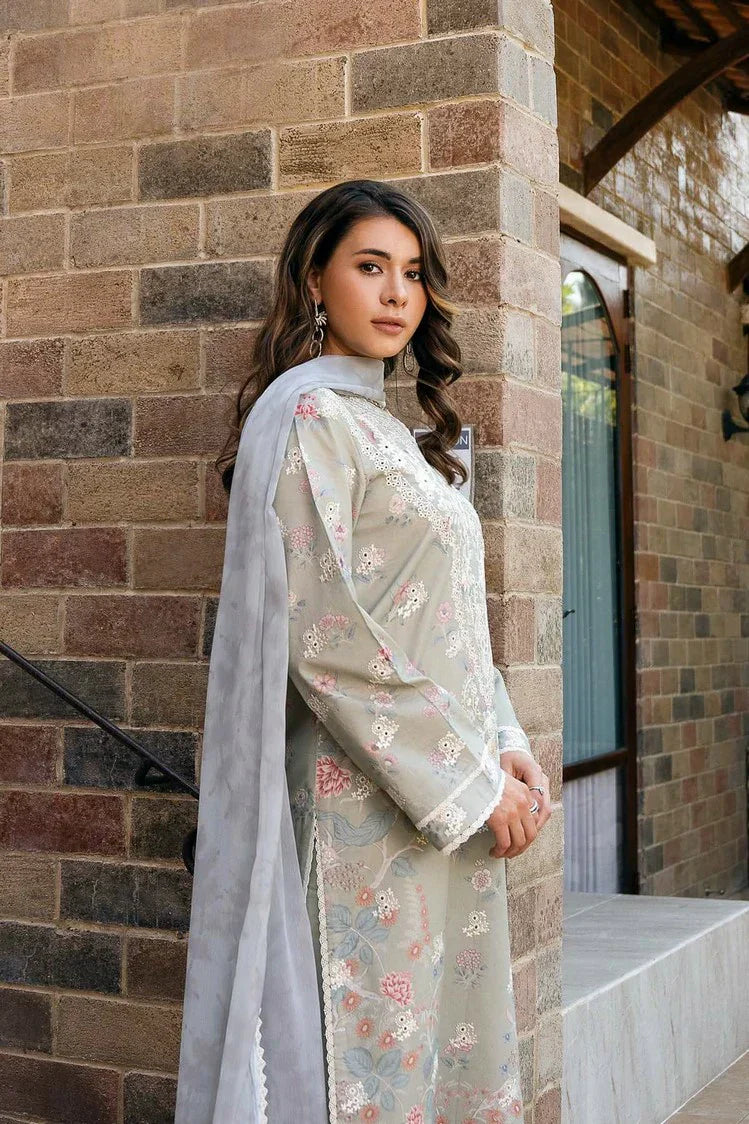 Picture of Afrozeh - Damask The Holiday Edit - D-09 Maelis A - Unstitched - Available at Raja Sahib