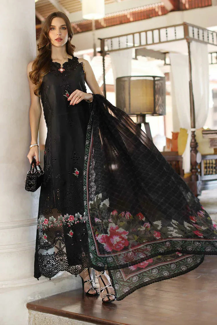 Picture of Noor by Saadia Asad - Noor Eid Luxury Handwork Laserkari - Design 4A - Unstitched - Available at Raja Sahib